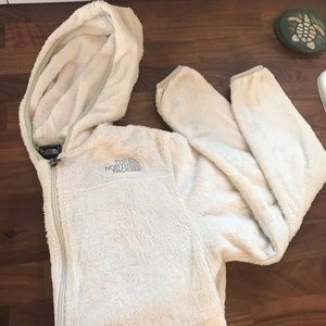 North Face Zip Up Fur Jacket